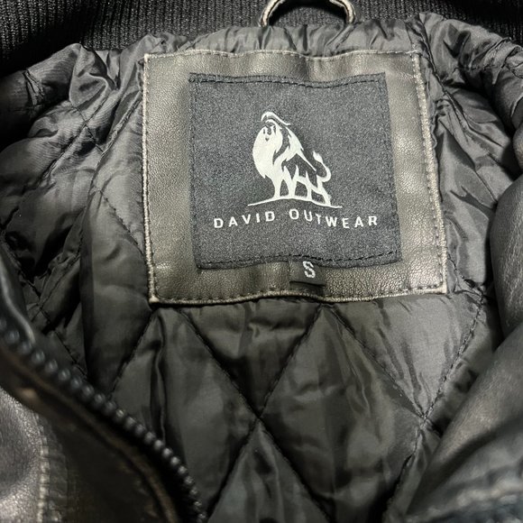 Men's Leather Jacket-  Size S - (fits like M) - Picture 6 of 6